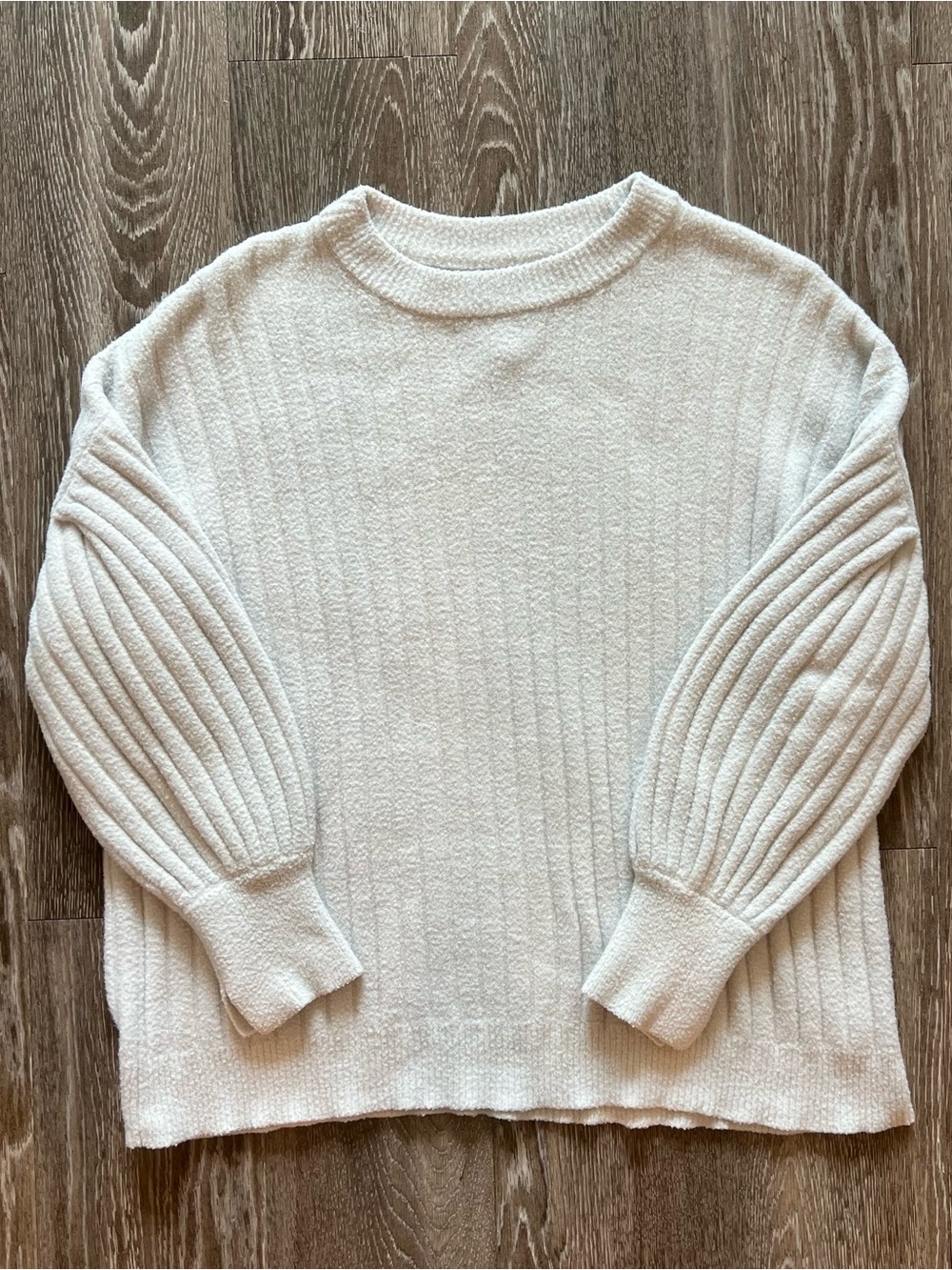 Aerie Women’s Cream White Thick Cozy Sweater (S)